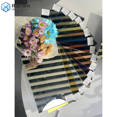 3mm 4mm 5mm 6mm glasplaat Decoratieve zilveren aluminium spiegel voor gekleurd glas