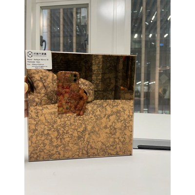 CE-gecertificeerde 3mm 4mm 5mm 6mm 8mm gouden antieke spiegel voor renovatie van oude woningen