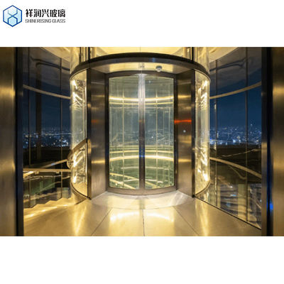 Op maat gemaakte aanvraag Vlak gepolijst rand gehard borosilicaat glas voor open haard