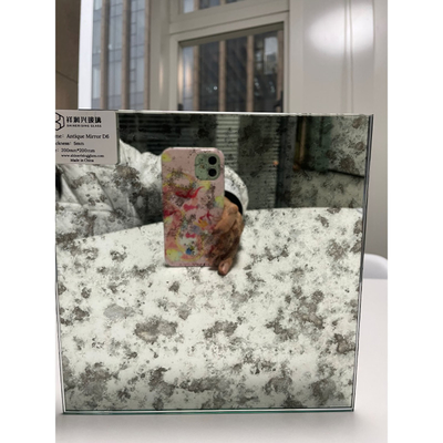 2 mm-10 mm aangepaste antieke spiegelglastegels voor wanddecoratie in verschillende maten