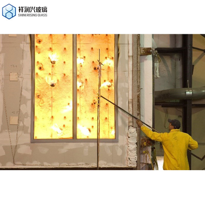 Vlak gepolijst vuurglas 4 mm 5 mm helder doorzichtig gehard keramisch glas