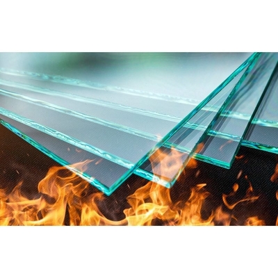 Floatglas Brandbestendige veiligheidsglasplaat van 2 mm-12 mm voor gebouwbouw