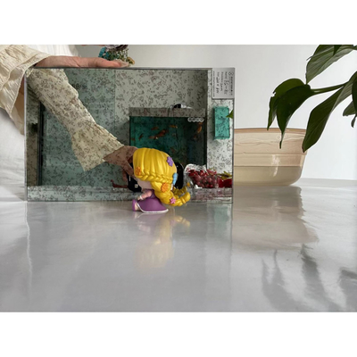 Snijding van verwerkte decoratieve glazen spiegelwandpaneel met moderne stijl en tempering