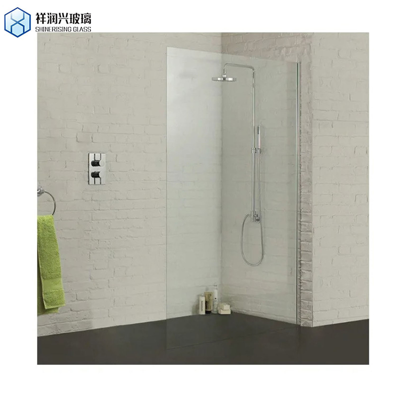 SGS gecertificeerd laag ijzer gehard glas raamloze schuifdeur douche voor hotel badkamer