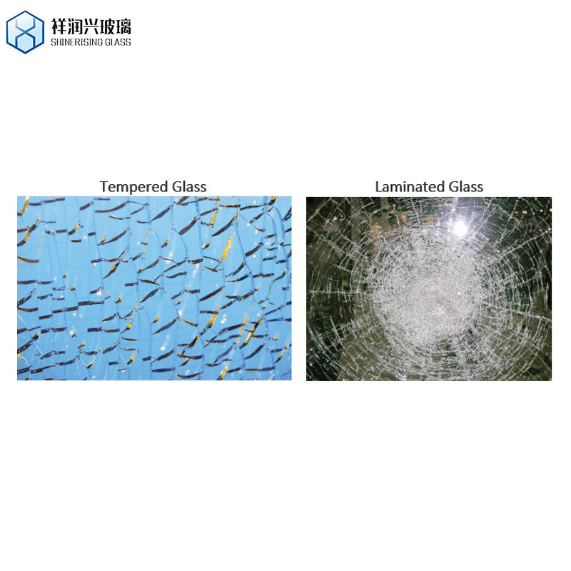 Flat Safety Tempered Toughened Clear Colored PVB Sgp gelamineerd glas voor de bouw