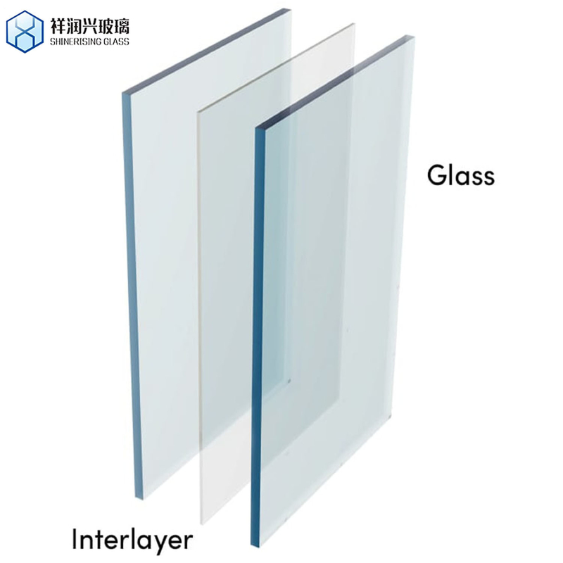 Op maat gemaakte aanvraag 8mm 10mm 12mm gehard glas voor muurdecoratie in hotelinterieur