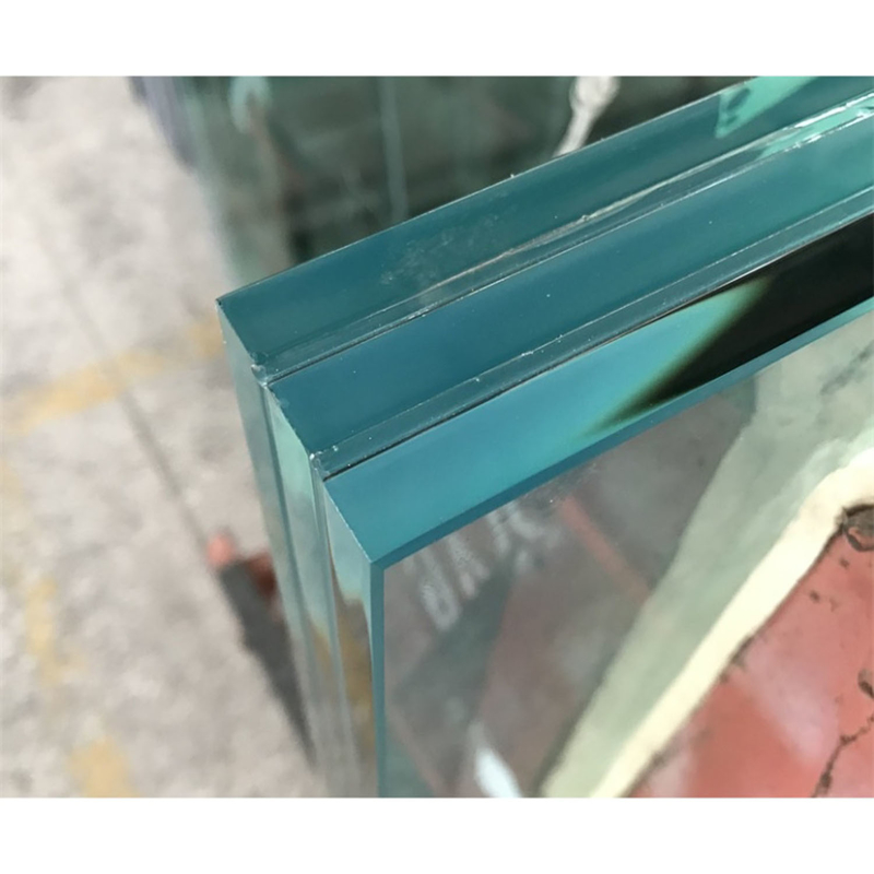 GB15763.2-2005 Standaard 12,76 mm gelaagd floatglas met plat gepolijst randwerk