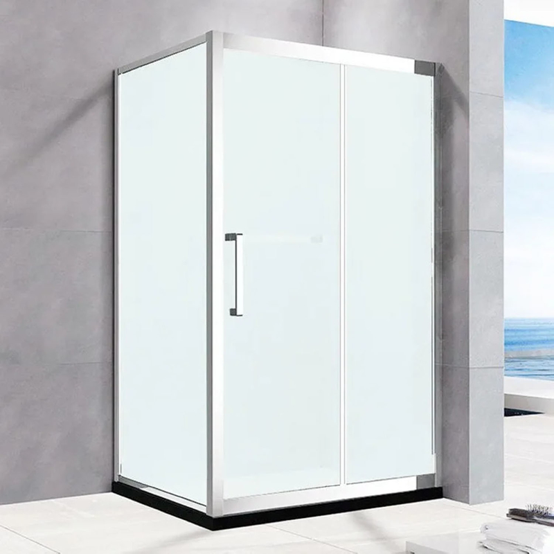 Als de klant prima dikte frameless design 600mm swing douche deur met helder glas