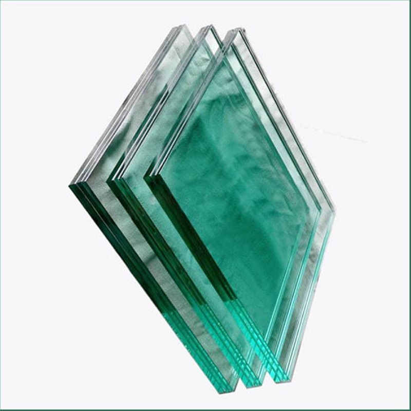 Bouwmaterialen Platte en gebogen sandwichvergrendelingspaneel getemperd gelaagd glas 8,76 mm 442 PVB gelaagd glas M2