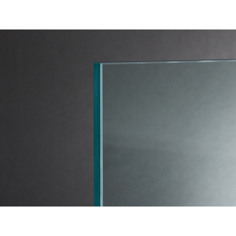 Smart TV in woonkamer Hotel LED spiegel met Max Business Android en wit glas