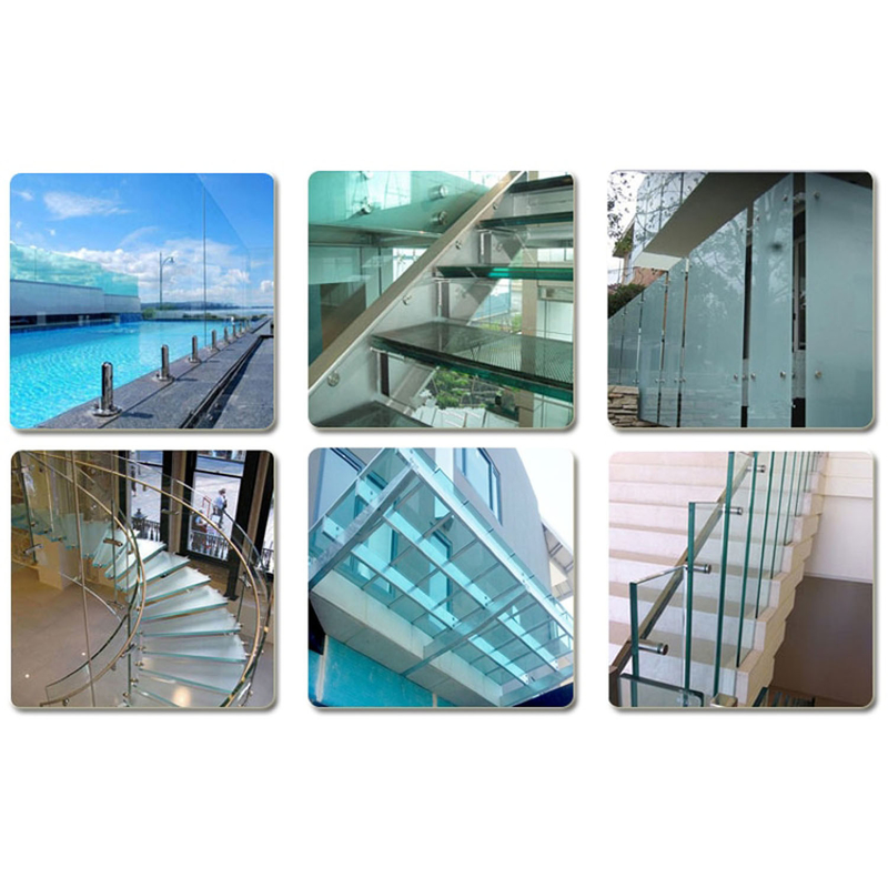 13.52mm op maat gesneden veiligheidsglas plat gehard gelaagd glas voor Claro Vidrio Laminado