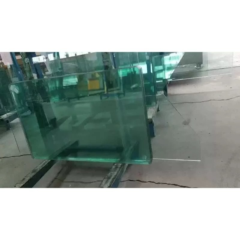Kleur 3-19 mm Onbreekbaar gehard glas maatkleurig helder ultragehard gebogen glas