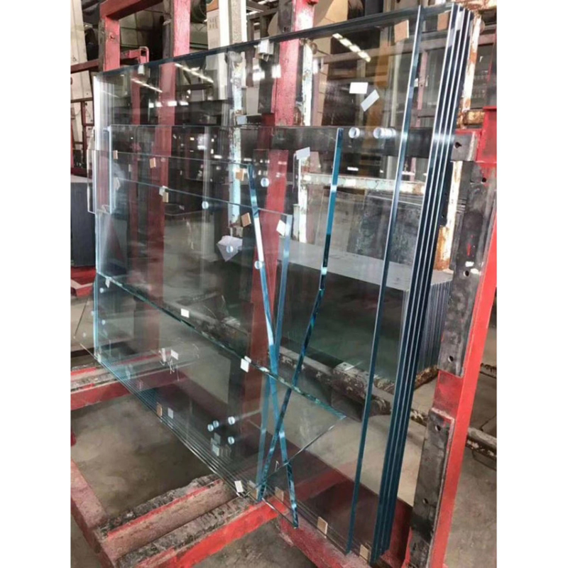 Volledig gehard gehard veiligheidsglas 4 mm 5 mm 6 mm 8 mm 10 mm 12 mm 15 mm 19 mm voor gebouwen