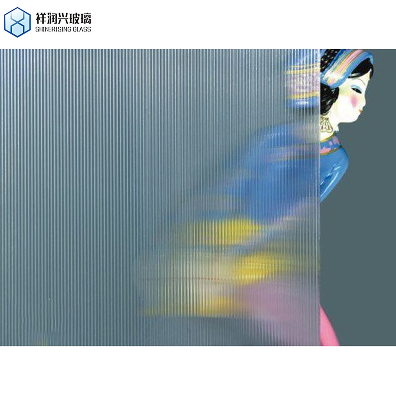 Extra helder 5 mm patroonglas voor platte ramen en scheidingswand verbetert de esthetische aantrekkingskracht