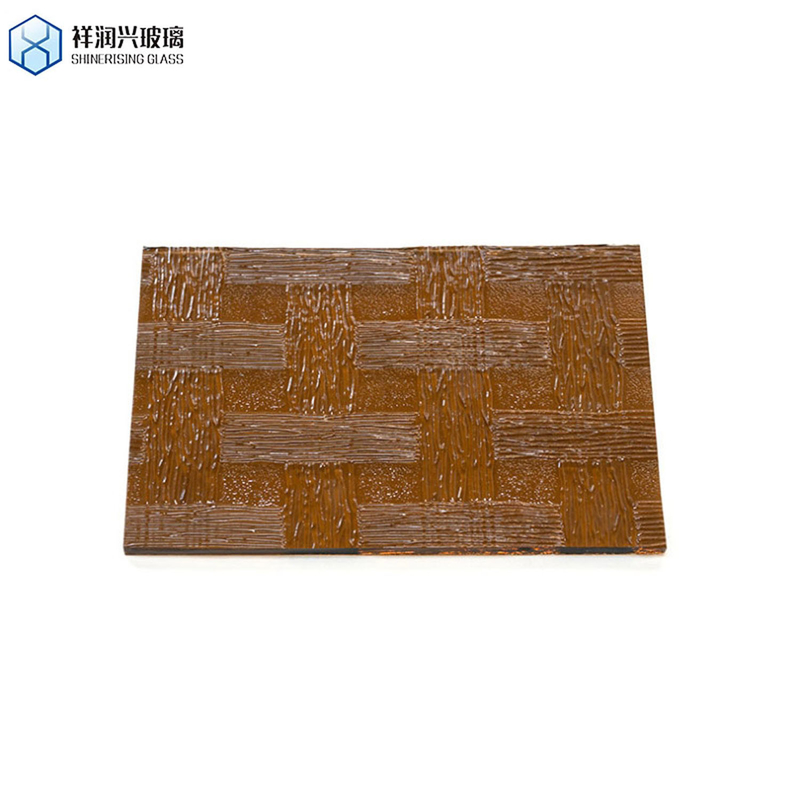 Vaste kleur Bruin Patroonglas Glanzend 3mm 5mm 1830*2440 Platte Belgische stijl