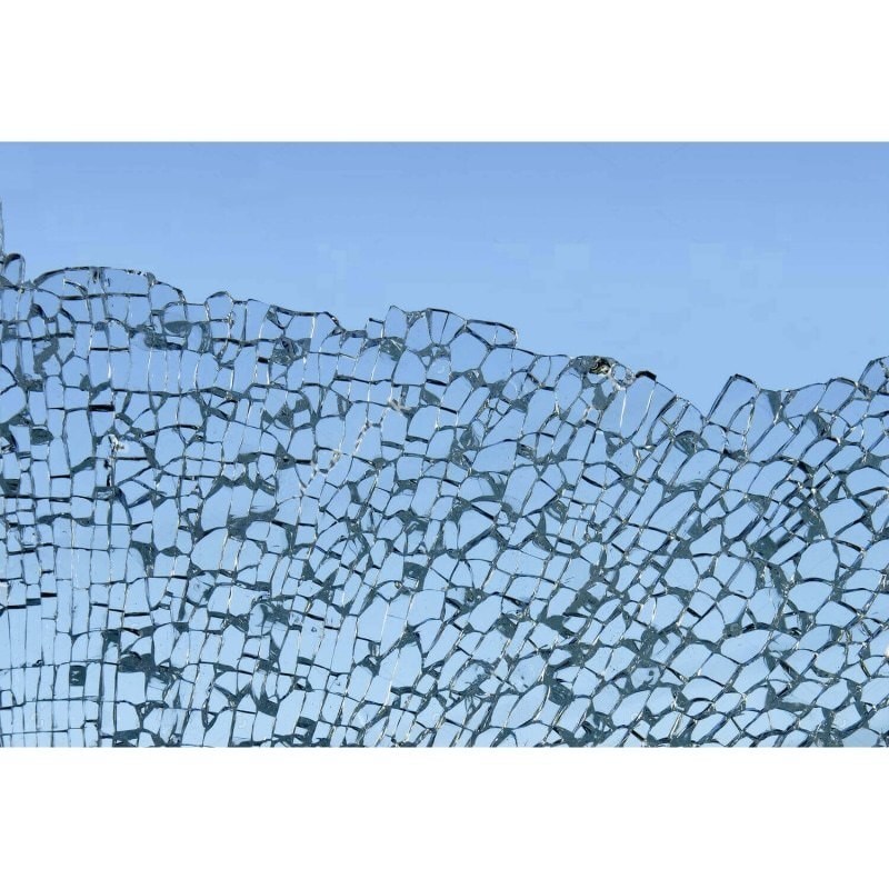 Gehard gekleurd glas voor deurfragmenten Staat III enkel glas bedraad/decoratief/badkamerglas