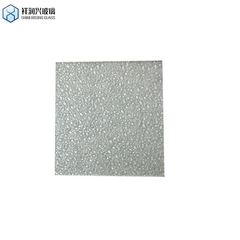 Flat gepolijst Custom Ultra-Clear Tempered Art Patterned Glass voor Water Ripple Partition