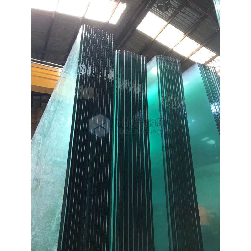 Blauw Ect. Op maat gemaakt gebogen gelamineerd glas Blauw staalgraad Supergehard glas