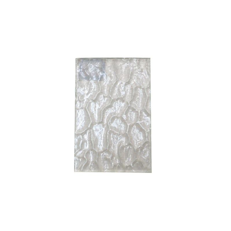 6 mm gegoten glas/gefigureerd glas met golfgeluid Moru-patroon voor decoratie Superior