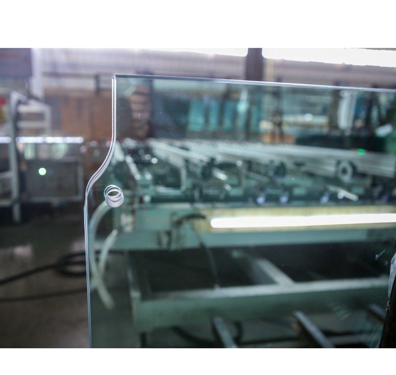 10.76 mm gehard glas voor conform artikel gelaagd glas in extra grote afmetingen