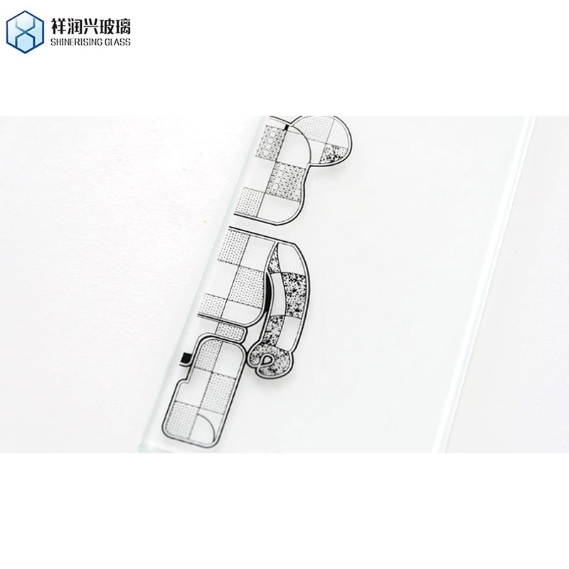 Platte 0,5 mm 0,7 mm 1 mm 2 mm 3 mm gehard zijde-schermprinterglas voor capacitieve touchscreen LCD-display