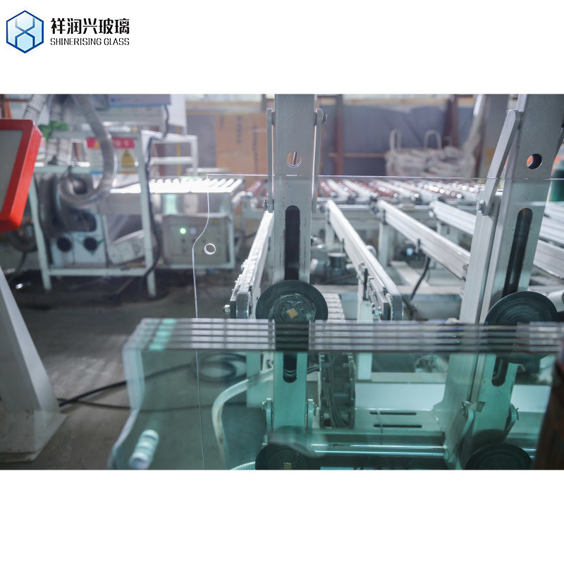 Gepolijst rand 3-19 mm Ultra helder gehard gelaagd glas voor douche behuizing ontwerp