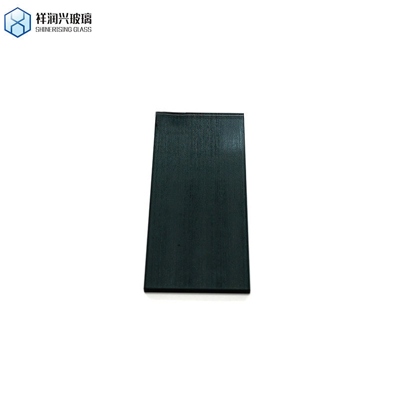 Duidelijk zwart getemperd decoratief geborduurd patroonglas voor gepersonaliseerde huisversiering