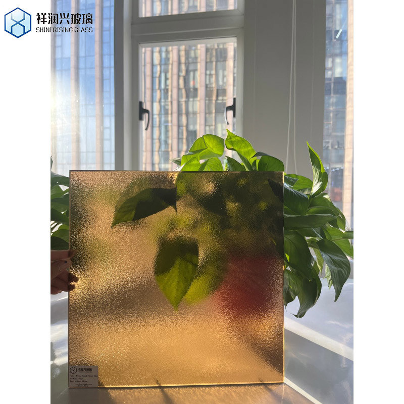 Rider Hq 3/4/5/6/8mm Brons Regenboog Patroonvormig Figuurglas Vlak Gepolijst Randwerk