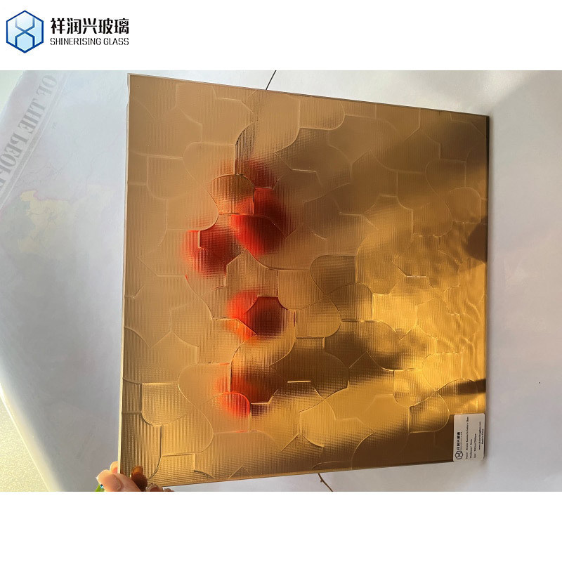 Hot Item Bronzen gevormd glas met vaste kleur