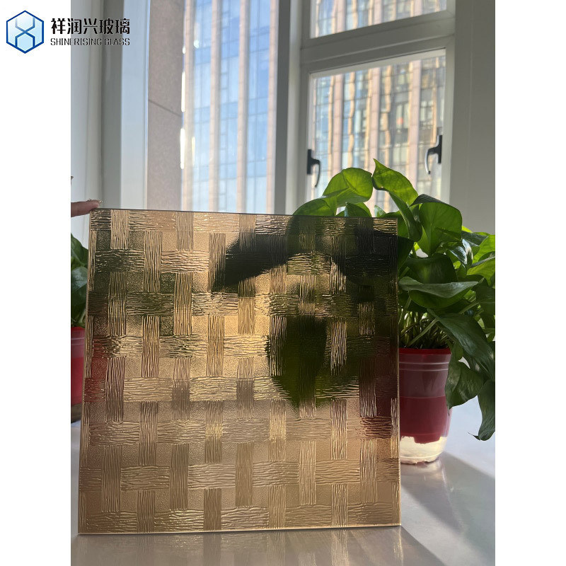 Solid Round Red Bronze Flower Pattern Aluminium Houten Glas Schuifdeur Handle