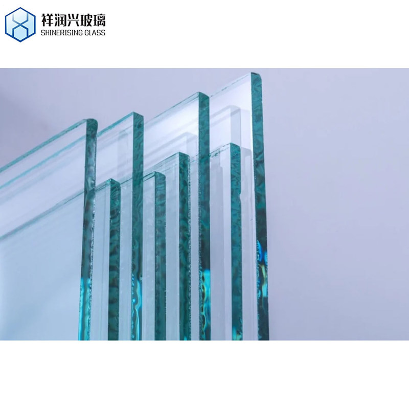 12 mm dik helder gehard glaspaneel voor enkel glas bedraad/decoratief/badkamerglas