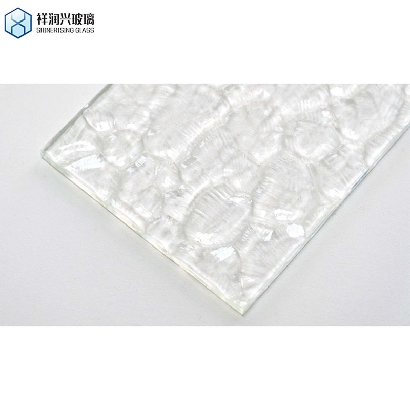 Karatachi Glas Decoratieve Patroonvormige Beeldvormige Glazen Scheidingswand Textuur Kunst Solid Structuur