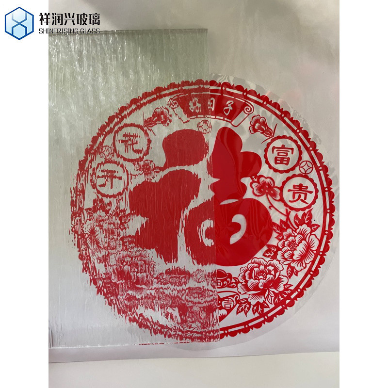 5 mm helder diamant gefigureerd gelamineerd kunst decoratief patroon glas voor Windows Cp-Tp