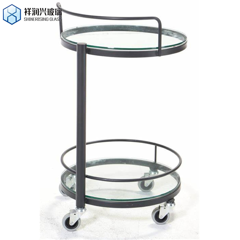 5 mm zwart geschilderd gelakt glas op helder zwevend glas voor meubels en decoratie