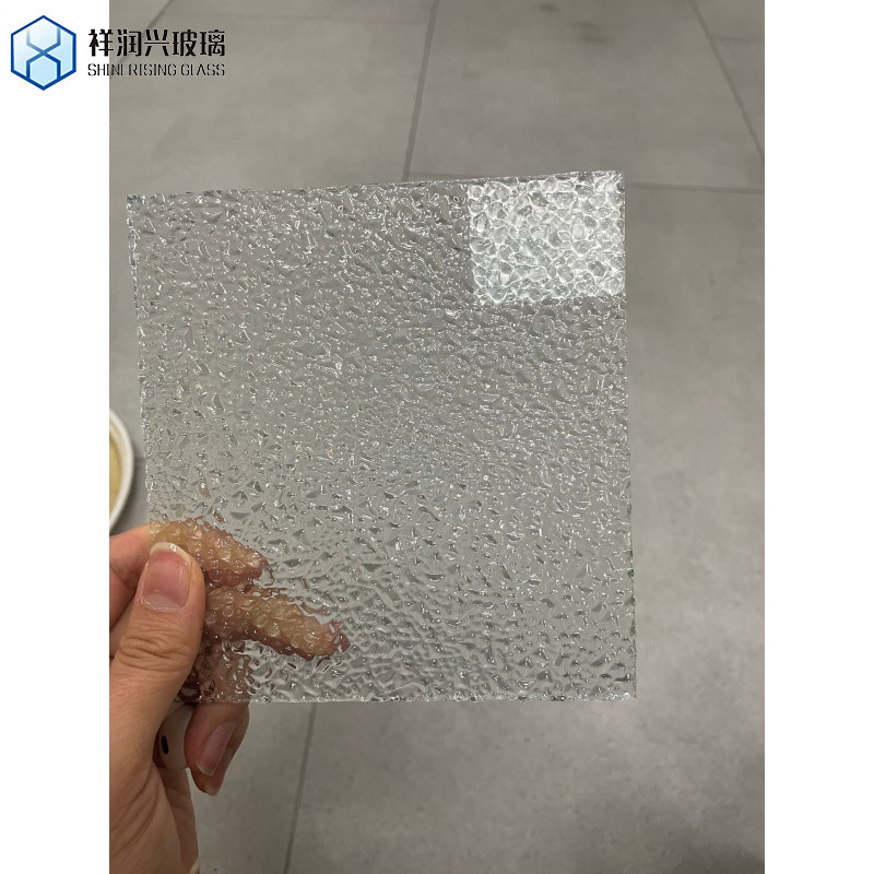 4mm Moru Flora Millenium Wave Diamond Rain Water Cube Low Iron Patterned Glass voor decoratie