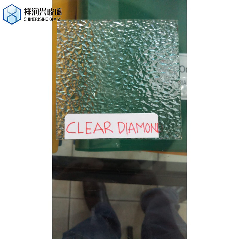 Single Glass Bedraad/Decorative/Badroom Glass 4-10mm Ultra Clear Ribbed Fluted Glass Panels