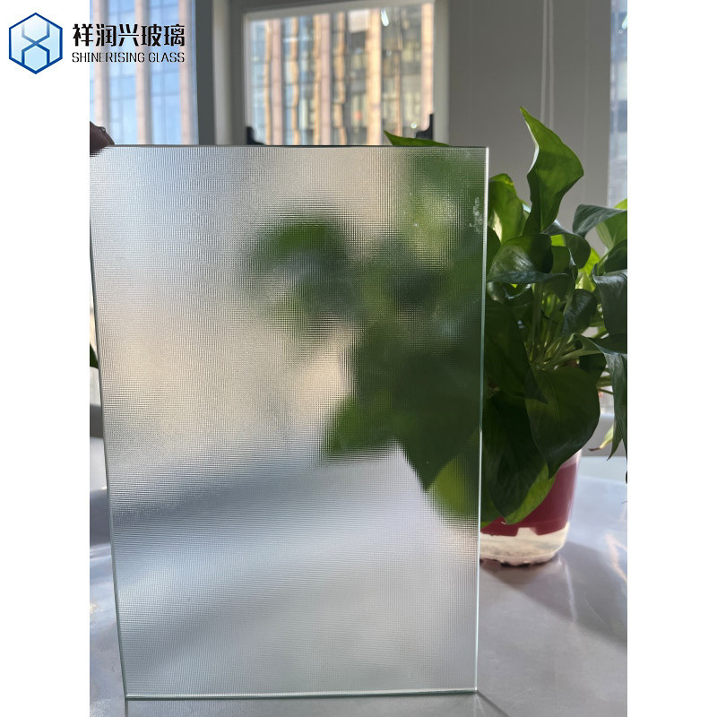 Gepatternd/gefigureerd glas voor decoratie met Mohs-hardheid 7 Verwerkingsoptie
