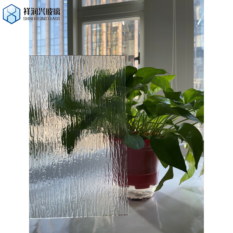 3 mm-8 mm helder glas Flutelite-S Decoratief gebosste patronenglas voor ramen