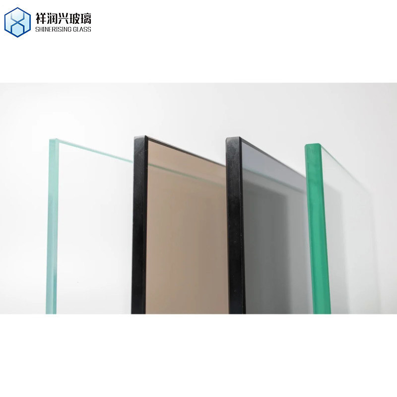 Bouwglas 4-120 mm Kleurrijk gehard glas Gekleurd glas met vlak gepolijst randwerk