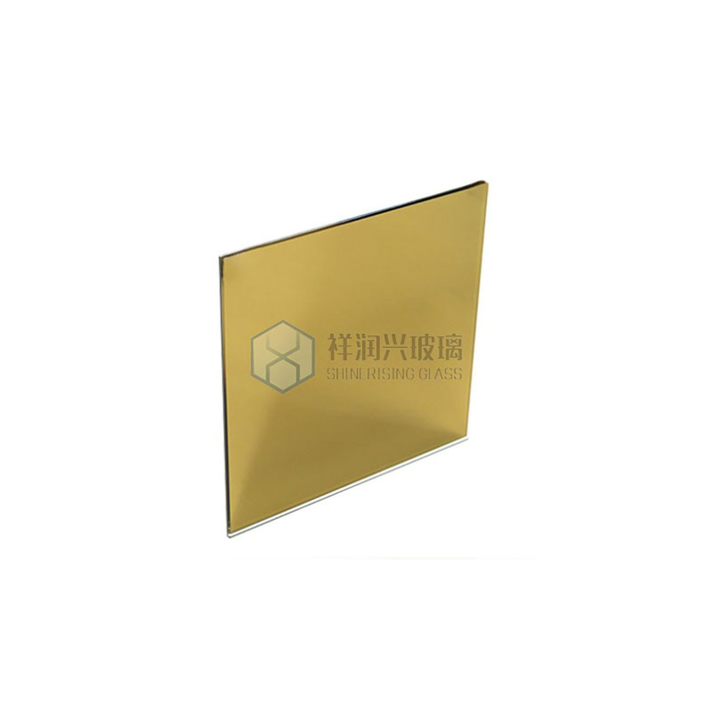 Moderne stijl Brons Gouden Glas Kleurrijke Spiegelschermen Kleurrijke Spiegels Glas Vensterglas