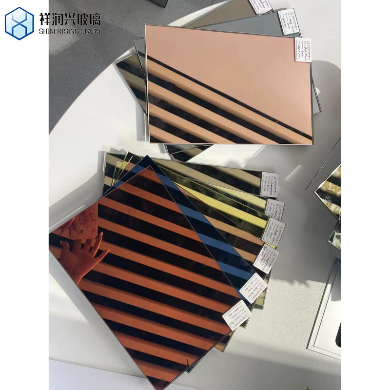 Gehard glas zilveren spiegel 1,8 mm 2,7 mm 3 mm 4 mm 5 mm 6 mm gekleurde heldere aluminium spiegel