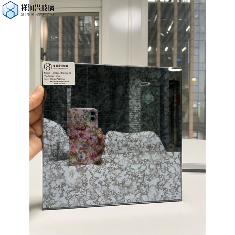 Rectangle Vintage Design 3 mm tot 5 mm Decorative Antique Wall Mirror voor thuis of kantoor