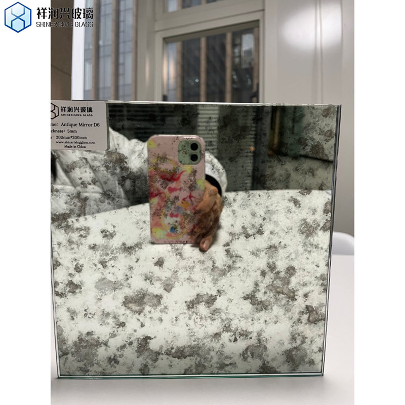 Woonkamer Decoratief Antiek Glaspaneel Spiegel Meerpaneel Vierkante Metalen Venster Muur