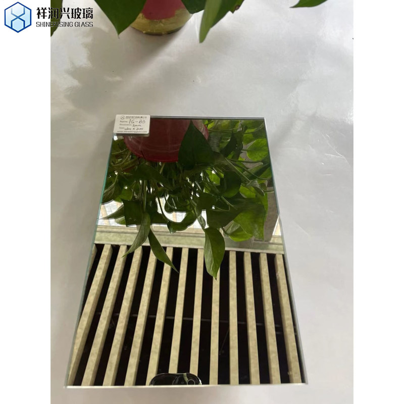 Zilveren afwerking Retro Modern Custom Beveled Antieke spiegeltegels voor klassieke muurkunst