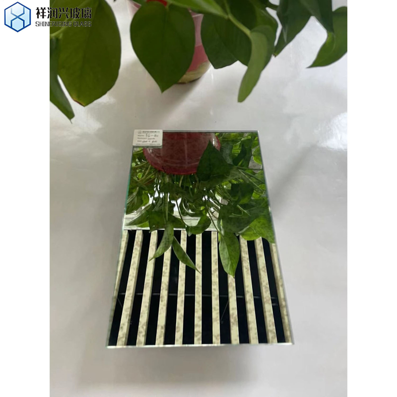 Gepersonaliseerd Verzoek Decoratieve Wand Spiegel Glasplaat met Flat gepolijst Rand Werk