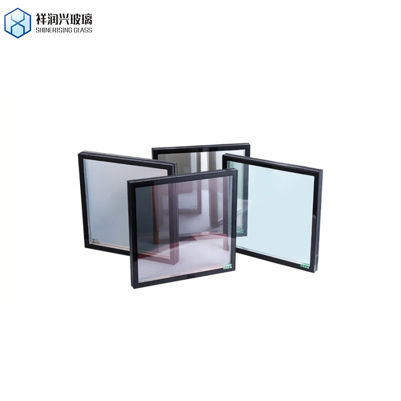 Qingdao Double Glazing Low E Coating Argon Gas Isolating Safety Glass voor bouwmuur