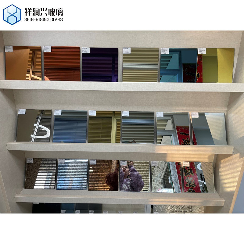 Spiegel glasplaat zilver aluminium aluminium dubbel gecoat helder brons grijs blauw spiegel