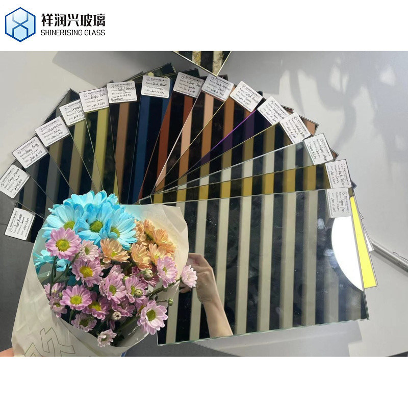 1-19 mm Frameless Mirror Glas Aluminium Spiegel en zilveren Spiegel van op maat gemaakte aanvraag