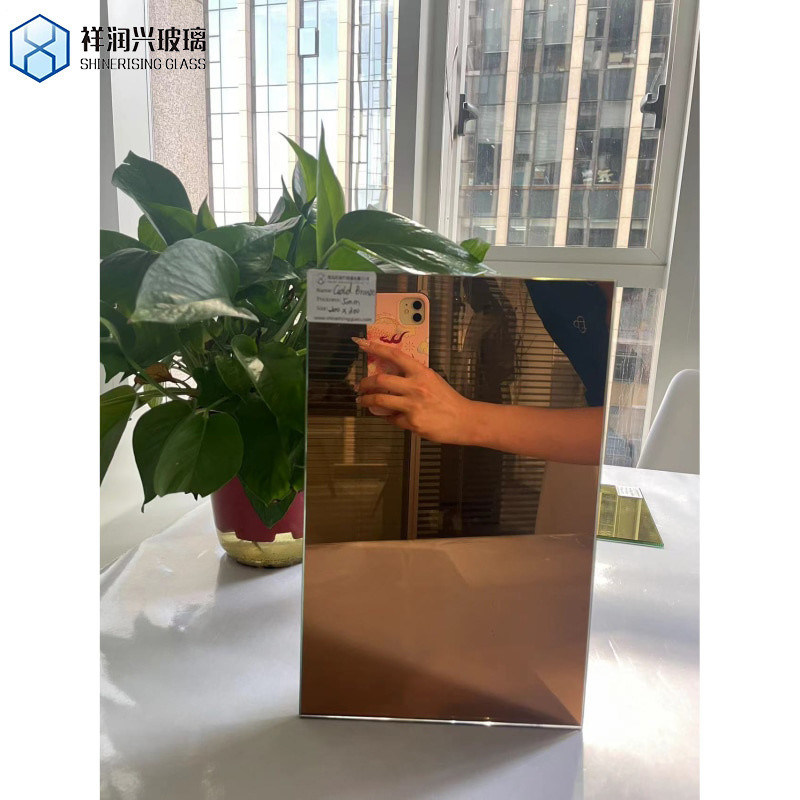 B2B-vraag Moderne lagen Helder glas LED make-up spiegel voor rechthoekige vorm