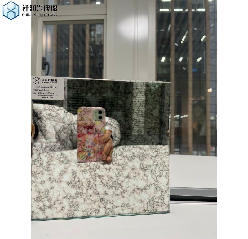 Moderne stijl antieke spiegel tegels glas kunst design spiegel voor hotel wandversiering